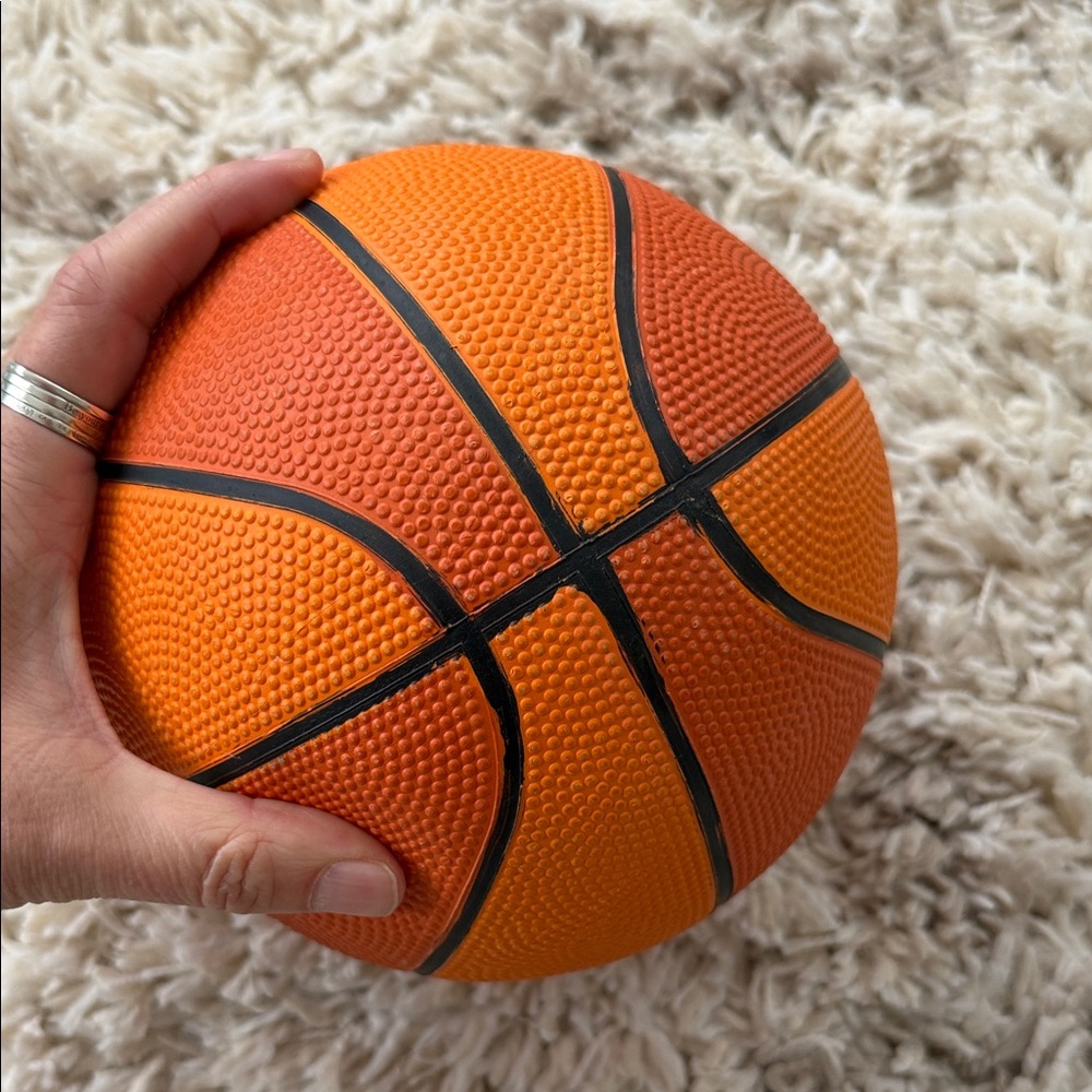 Orange Mini Basketball for Home & Outdoor Play